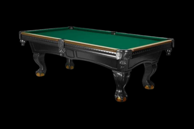 Table billard Majestic Pinnacle 2-tons noir et accents de teintes noyer foncé