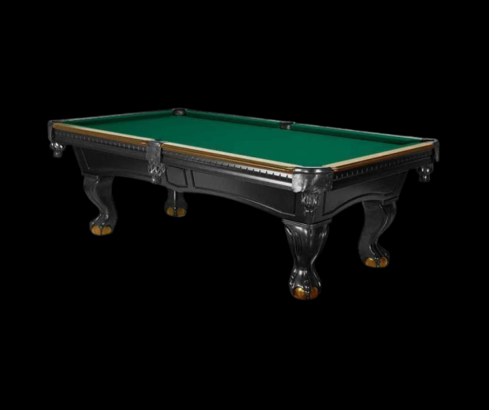 Table billard Majestic Pinnacle 2-tons noir et accents de teintes noyer foncé
