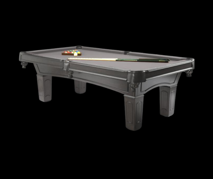 Table billard Ascot noire 8 pieds