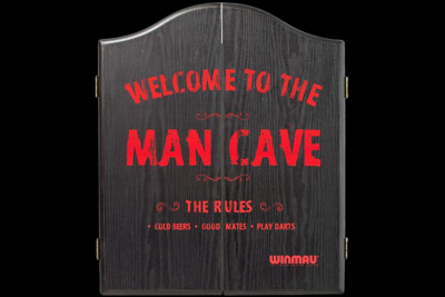 Cabinet jeu de dards Winmau Man Cave avec tableau compteur