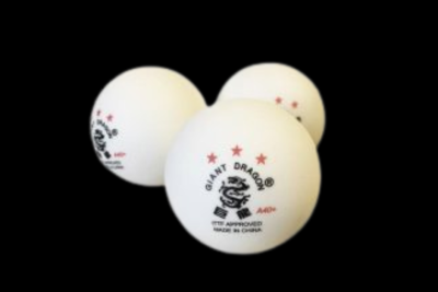 Boites de 6 balles blanches Giant Dragon ABS 40mm 3 étoiles