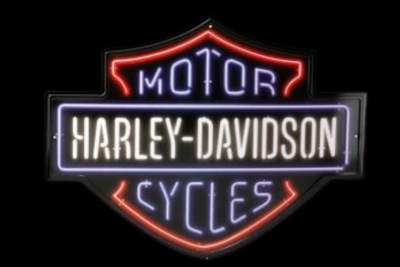 Enseigne en métal HARLEY-DAVIDSON