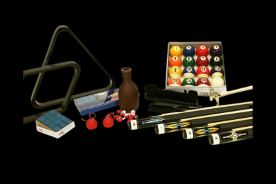 Ensemble d'accessoires de billard de billard deluxe