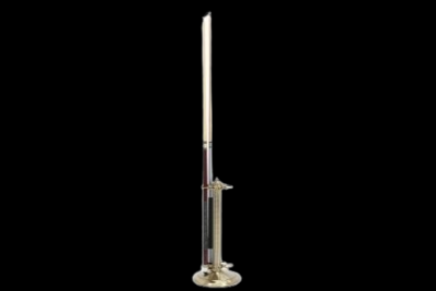 Support a baguette de billard métal laiton antique