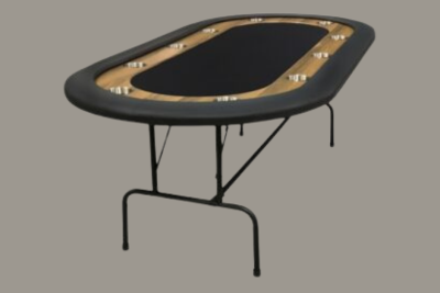 Table de poker 84 pouces avec pattes pliantes