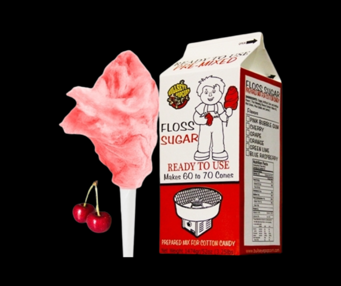 Sucre barbe à papa CERISE