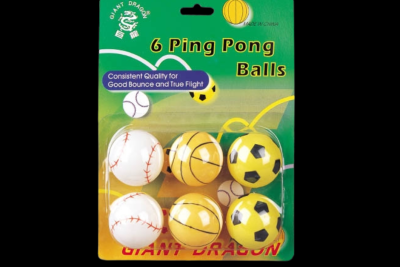 Balle de ping-pong de style sportifs