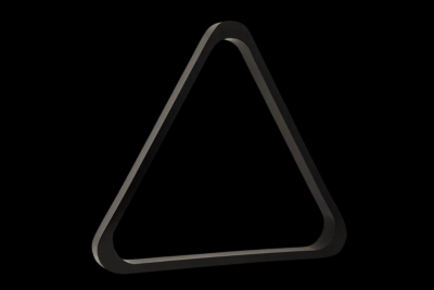 Triangle pour billard en bois