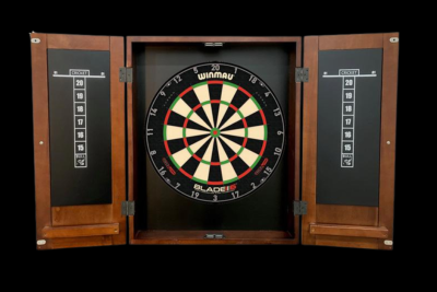 Cabinet de dard Majestic fini noyer